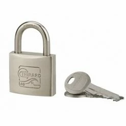 THIRARD - Cadenas à Clé BLUE Adventure 40 Mm