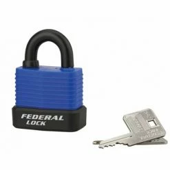 THIRARD - Cadenas à Clé BUMPER 45 Mm Bleu