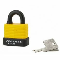 THIRARD - Cadenas à Clé BUMPER 45 Mm Jaune