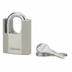 THIRARD - Cadenas à Clé OCTO-P 60mm Anse Protégée Acier 3 Clés
