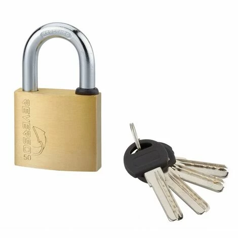 THIRARD - Cadenas à Clé REVERSO 50 Mm 4 Clés Réversibles 3 THIRARD - Cadenas à Clé REVERSO 50 Mm 4 Clés Réversibles