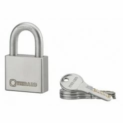 THIRARD - Cadenas à Clé RINOX 50mm Anse Inox 4 Clés