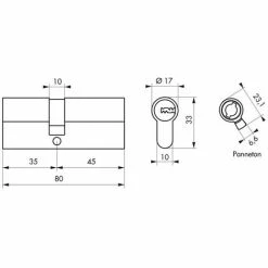THIRARD - Cylindre 35 X 45 Mm -THIRARD Soldes 31653467 2