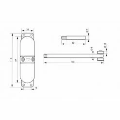 THIRARD - Ferme-porte Automatique Pour Porte Légère - Noir -THIRARD Soldes 31653712 2