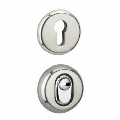 THIRARD - Paire De Rosaces De Sécurité Renforcé Chromé