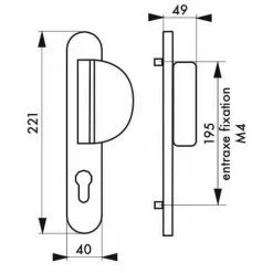 THIRARD - Poignee Porte-palière Chantilly Serrure Tribando Marron (1/2 Ensemble) 5 THIRARD - Poignee Porte-palière Chantilly Serrure Tribando Marron (1/2 Ensemble) -THIRARD Soldes 31654036 2