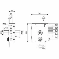 THIRARD - Serrure 3 Points A Double Cr T2 1/2 Tour Droite 7 THIRARD - Serrure 3 Points A Double Cr T2 1/2 Tour Droite -THIRARD Soldes 31654372 3