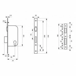THIRARD - Serrure Encastrable Pour Porte D'entrée à Rouleau V/br -THIRARD Soldes 31654450 2