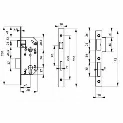 THIRARD - Serrure Encastrable Pour Porte D'entrée Monomax Nf Cylindre Bc 5 THIRARD - Serrure Encastrable Pour Porte D'entrée Monomax Nf Cylindre Bc -THIRARD Soldes 31654497 2