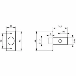 THIRARD - Verrou Pour Porte De Fenêtre Verrou A Larder Avec Clé Entraîneur Pour Tous Types De Fenêtres Bois -THIRARD Soldes 31654626 2