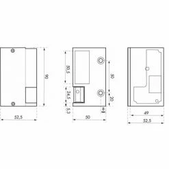 THIRARD - Gâche électrique Pour Serrure Horizontale En Applique, Gauche, 12/24V, Gris -THIRARD Soldes 32508795 2