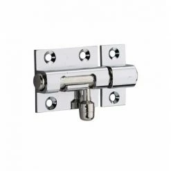 Thirard Targette à Pêne Rond THIRARD, Laiton Chromé Gris