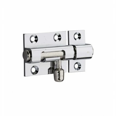 Thirard Targette à Pêne Rond THIRARD, Laiton Chromé Gris 3 Thirard Targette à Pêne Rond THIRARD, Laiton Chromé Gris