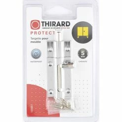 Thirard Targette à Pêne Rond THIRARD, Laiton Chromé Gris -THIRARD Soldes 35175867 2