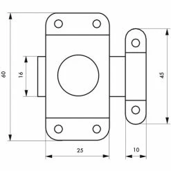 Thirard Verrou Automatique THIRARD, Acier Zingué Gris -THIRARD Soldes 35175911 3