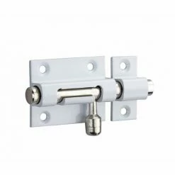 Thirard Targette à Pêne Rond THIRARD, Laiton Laqué Blanc