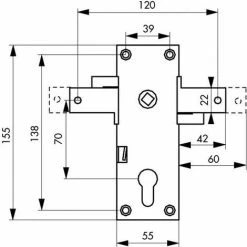 Serrure THIRARD Pour Porte De Garage - 2 Points Latéraux - 096562 -THIRARD Soldes 3566200 2