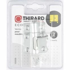 Thirard Targette à Pêne Rond THIRARD, Acier Zingué Gris -THIRARD Soldes 35817680 2