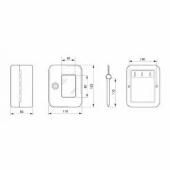 THIRARD - Boite à Clé De Secours Murale - 2 Clés - 152 X 118 X 80 Mm -THIRARD Soldes 36143558 3