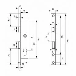 Thirard Serrure Encastrée THIRARD, à Cylindre, Axe 32 Mm 7 Thirard Serrure Encastrée THIRARD, à Cylindre, Axe 32 Mm -THIRARD Soldes 36477822 3