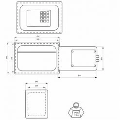THIRARD - Coffre-fort VAUBAN Ignifugé 1h00 2 Pênes 355x496x39 7 THIRARD - Coffre-fort VAUBAN Ignifugé 1h00 2 Pênes 355x496x39 -THIRARD Soldes 36530349 3