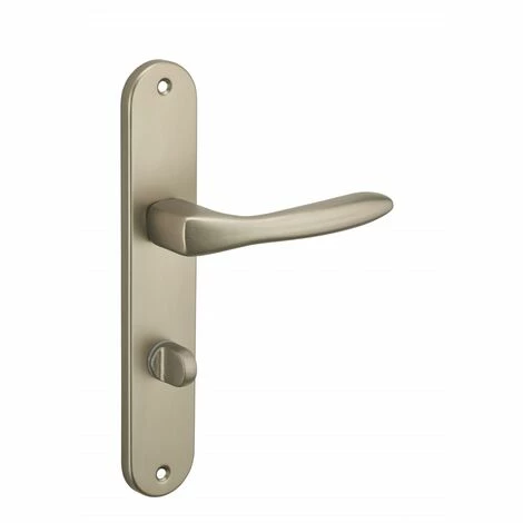 THIRARD - Ensemble De Poignées Pour Salle De Bain/toilette Hera à Condamnation, Carré 7mm, Entr'axes 195mm, Nickelé Satiné 3 THIRARD - Ensemble De Poignées Pour Salle De Bain/toilette Hera à Condamnation, Carré 7mm, Entr'axes 195mm, Nickelé Satiné