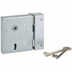 Serrure à Chiffre Verticale à Pêne 1/2 Tour De Grille Type Alsace Thirard - Droite