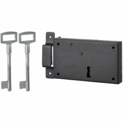 Serrure En Applique Pêne Dormant Thirard - Gauche - Longueur 140 Mm - Hauteur 80 Mm