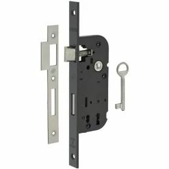 Serrure à Larder Pêne 1/2 Tour 1 Clé Thirard - Bouts Carrés