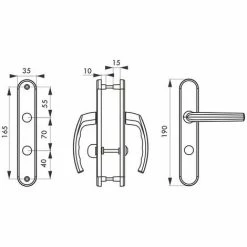 Thirard - Poignée De Porte Intérieure SULTANE à Condamnation Blanc - 990441 -THIRARD Soldes 38060367 3
