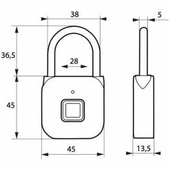 THIRARD - Cadenas électronique DIGITAL COLOR Nickel Satin -THIRARD Soldes 40019006 3