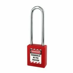 Cadenas De Consignation Rouge THIRARD Anse Inox Ø6 Largeur 40 Mm Avec 1 Clé Varié - 005576RD