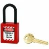 Cadenas De Consignation Rouge THIRARD Anse Nylon Ø6 Largeur 40 Mm Avec 1 Clé Varié - 005238RD
