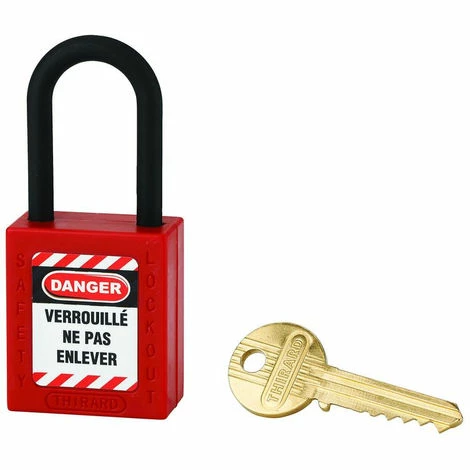 Cadenas De Consignation Rouge THIRARD Anse Nylon Ø6 Largeur 40 Mm Avec 1 Clé Varié - 005238RD 3 Cadenas De Consignation Rouge THIRARD Anse Nylon Ø6 Largeur 40 Mm Avec 1 Clé Varié - 005238RD