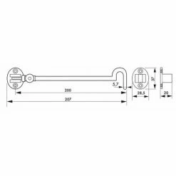 THIRARD - Crochet Chromé 200 Mm -THIRARD Soldes 43537455 3