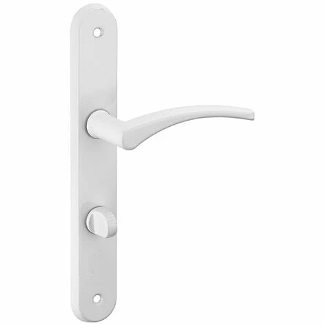 THIRARD - Ensemble De Poignées Pour Porte Intérieure Hebe à Condamnation, Carré 7mm, Entr'axes 165mm, Laqué Blanc 3 THIRARD - Ensemble De Poignées Pour Porte Intérieure Hebe à Condamnation, Carré 7mm, Entr'axes 165mm, Laqué Blanc