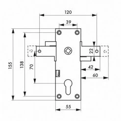 Serrure De Garage - Porte Basculante - 2 Points Latéraux THIRARD -THIRARD Soldes 548706 2