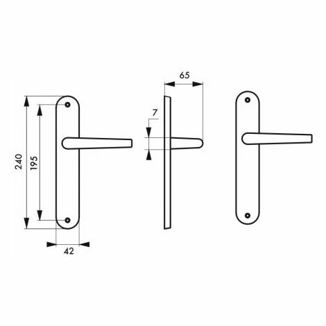 Poignée De Porte Intérieure DIONYSOS – Sans Trou Par Thirard 4 Poignée De Porte Intérieure DIONYSOS – Sans Trou Par Thirard – Image 2
