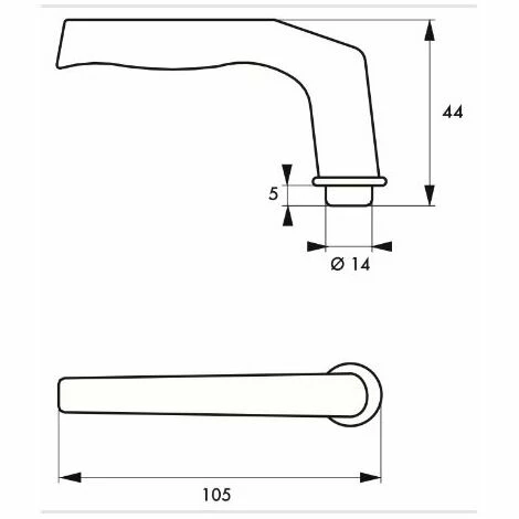 THIRARD Béquille Double Pour Porte D'entrée Carré 6 Mm Avec Fourreau Adaptateur 7 Mm 4 THIRARD Béquille Double Pour Porte D'entrée Carré 6 Mm Avec Fourreau Adaptateur 7 Mm – Image 2
