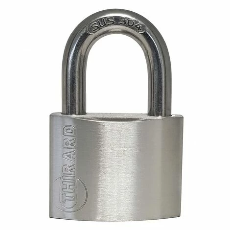 Cadenas Cinox 50mm - Corps Et Anse Inox - Thirard - Inox 4 Cadenas Cinox 50mm - Corps Et Anse Inox - Thirard - Inox – Image 2
