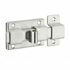 THIRARD Targette Inox Pêne Plat 65 Mm