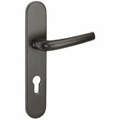 THIRARD Ensemble Sur Plaques Pour Serrure Tribando Standard 12 Ensemble Béquille - Marron