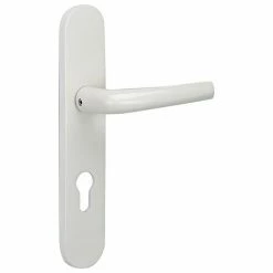 THIRARD Ensemble Sur Plaques Pour Serrure Tribando Standard 12 Ensemble Béquille - Blanc