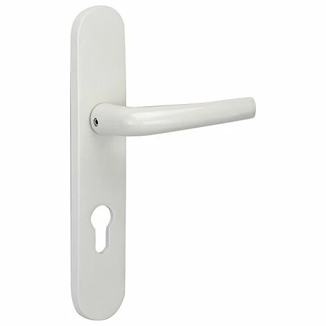 THIRARD Ensemble Sur Plaques Pour Serrure Tribando Standard 12 Ensemble Béquille - Blanc 3 THIRARD Ensemble Sur Plaques Pour Serrure Tribando Standard 12 Ensemble Béquille - Blanc