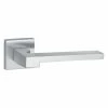 THIRARD - Paire De Béquilles Ginevra Pour Porte, Carré 7mm, Chromé Satiné -THIRARD Soldes 69498043 1