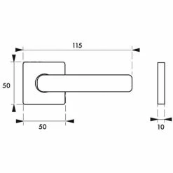 THIRARD - Paire De Béquilles Veles Pour Porte, Carré 7mm, Argent -THIRARD Soldes 69498138 2