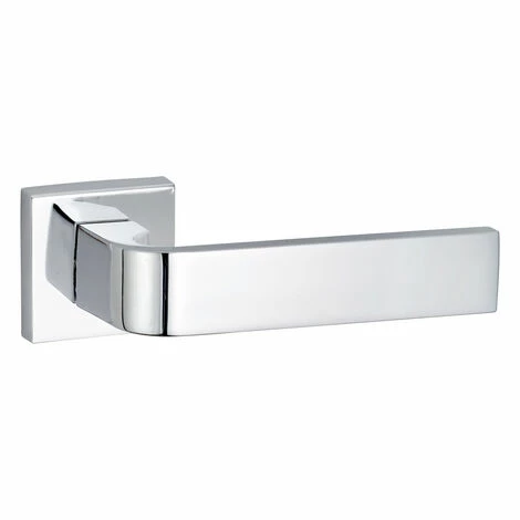 THIRARD - Paire De Béquilles Monza Pour Porte, Carré 7mm, Chromé Brillant 3 THIRARD - Paire De Béquilles Monza Pour Porte, Carré 7mm, Chromé Brillant