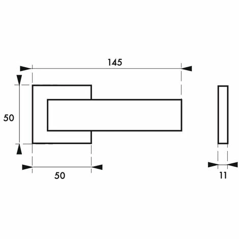 THIRARD - Paire De Béquilles Monza Pour Porte, Carré 7mm, Chromé Brillant 4 THIRARD - Paire De Béquilles Monza Pour Porte, Carré 7mm, Chromé Brillant – Image 2