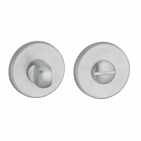 THIRARD - Paire De Rosaces Rondes Boston/Solis/Luxor/Mirella 2/Maxima, Ø50mm, à Condamnation, Chromé Satiné 3 THIRARD - Paire De Rosaces Rondes Boston/Solis/Luxor/Mirella 2/Maxima, Ø50mm, à Condamnation, Chromé Satiné