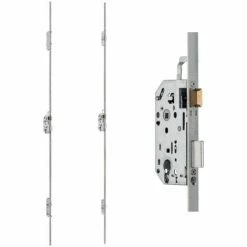 Boitier Serrure 3 Points Trimax Pênes Rectangulaires NF QC THIRARD - Axe 50mm - 2400x18 Mm - 000619